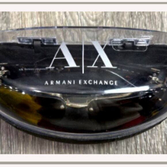 New Rare & Unique Unisex Authentic Emporio Armani Men's Tortoise Sunglasses COA